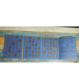 1941-1977 D&S Lincoln & Memorial Penny 1 Cent Whitman 9030 50 coins 921cb27